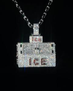 Colgante de Moissanita Personalizado Iced Out, Plata 925, Estilo Hiphop 3D, Joyería con Diamantes de Moissanita VVS - Product Image 1