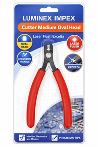 Pince coupante ovale moyenne à tête plate, coupe-fil de précision, outil à main professionnel en acier inoxydable de haute qualité, léger, OEM - Product Image 4