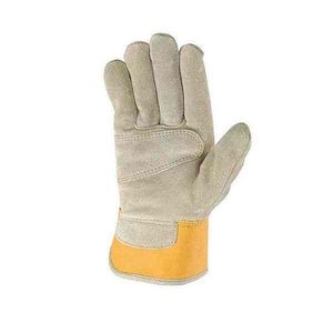 Gants de travail de sécurité en cuir de chèvre à double paume pour femmes et hommes, pour le jardinage et la conduite, fabriqués au Pakistan - Product Image 1