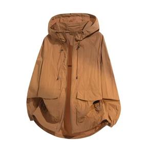 Veste à capuche unisexe coupe-vent, coupe classique, en molleton bouclette, séchage rapide, avec poches, color block, pour l'hiver, style décontracté - Product Image 4