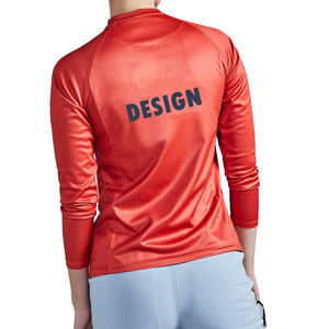 Camiseta de Manga Larga para Mujer, Ligera, de Spandex/Nailon, con Costuras Planas, de Secado Rápido, Protección UV, para Deportes Acuáticos, Personalizable - Product Image 5
