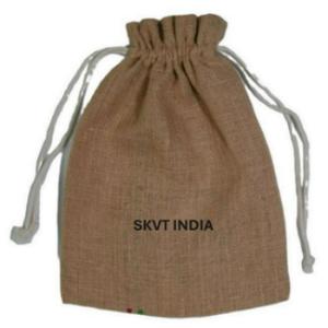 Custom Designed Logo Print Eco-Friendly 100% Organic Cotton Moisture Proof Drawstring Bag Recycled Canvas Stylish New Gift - Product Image 3