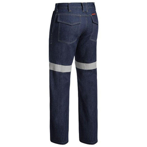 FR Denim Pants Woven Cuts Pro Men's Fireproof Knife Cut Proof Safety Solid Breathable Cargo <b>Work</b> Wear Denim <b>Jeans</b> Pants - Product Image 5