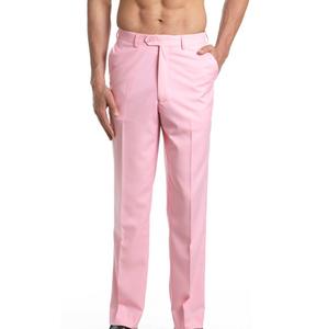 Pantalones de Lona Rectos y Transpirables RABUSH SPORTS, de Cintura Media, Formales, para Negocios, Bodas, Oficina, 100% Algodón, con Cierre - Product Image 5