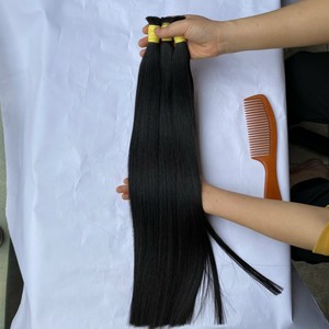 Cheveux humains droits à l'os vietnamien de la plus haute qualité des vendeurs de cheveux bruts paquets d'extensions de cheveux en vrac - Product Image 2
