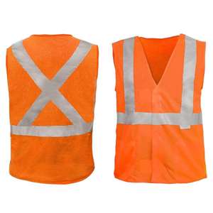 Chaleco de Seguridad Reflectante de Alta Visibilidad, Resistente a Ácidos, Transpirable y Cómodo, de la Mejor Calidad, para Trabajo Unisex, con Logotipo y Diseño Personalizados - Product Image 3