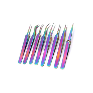 ชุดแหนบต่อขนตาสแตนเลสสวยงาม แหนบต่อขนตาสไตล์เพอร์เฟกต์ พร้อมบรรจุภัณฑ์แบบกำหนดเองได้ - Product Image 3