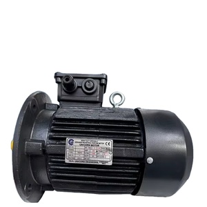 Moteur électrique industriel monophasé à montage sur bride, bobinage en cuivre robuste, 3 CV, 4 pôles, 3 phases, moteur à montage sur bride - Product Image 1