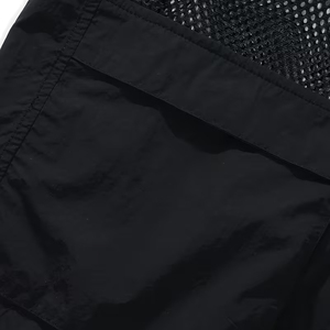 Chaleco de pesca de malla personalizado, color negro, con cremallera, ligero, para hombre, con servicio OEM - Product Image 4