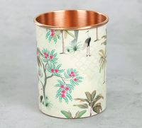 Taza de Cobre Hecha a Mano de la Mejor Calidad, Duradera, a Prueba de Fugas, Libre de BPA, Gran Capacidad, Portátil, Apta para Lavavajillas, para Bebidas, Regalos, Exportación