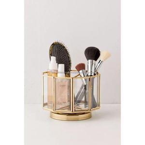 Salon de beauté dressing affichage de bureau outils de maquillage organisateur boîte en verre cadeau personnalisé accessoires pour femmes organisateur/support - Product Image 1