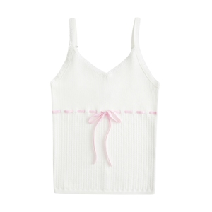 เสื้อกล้ามถักแนบเนื้อสำหรับผู้หญิงเสื้อสายเดี่ยวแขนกุดผ้าโพลีเอสเตอร์/ คอตตอนแห้งเร็วสำหรับฤดูร้อน - Product Image 2