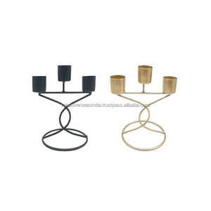 เชิงเทียนโลหะตกแต่งโต๊ะสไตล์โมเดิร์นสำหรับงานแต่งงาน งานปาร์ตี้ และใช้ในบ้าน มีให้เลือกหลายแบบ - Product Image 6