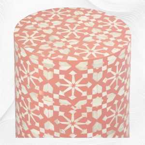 Best Quality Belladec BI-WT290 Modern Antique Bone Inlay Eco-Friendly Floor Mount Customized Console Table <b>Stool</b> Indian Handmade - Product Image 5