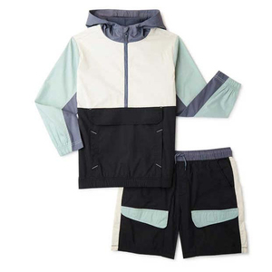 Conjunto de Chaqueta Cortavientos Deportiva de Verano para Hombre, de Algodón, Secado Rápido y Transpirable, Precio de Fábrica, Personalizado para Niños - Product Image 1