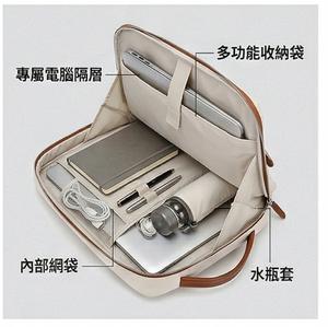Laptop <b>Backpack</b> for Women Men Water Resistant Nylon School Bag with USB Charging Port Professional <b>Business</b> Daypack - Product Image 3