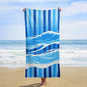 Toalla de Playa de Algodón Desechable Comprimida con Estampado Floral, Logotipo Personalizado, Secado Rápido, Grande, Hipoalergénica, Ideal para el Verano - Product Image 2