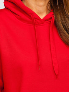 <b>Women</b> Eco-Friendly Lined <b>Long</b> <b>Hooded</b> <b>Cardigan</b> Sweatshirt Solid Design Fleece Casual Streetwear Oversized Longline Fit Full - Product Image 6