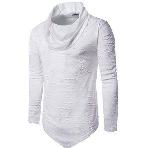 Hoodie unisexe surdimensionné blanc uni, imprimé personnalisé, effet vieilli, en molleton respirant French Terry - Product Image 1