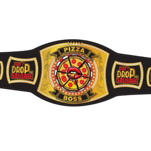 Pizza Boss Championship Belt High Quality Custom Title Belt Exclusive Collector's Item with Pizza Design - Product Image 2