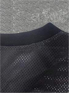 Camiseta de fútbol retro de poliéster personalizada con estampado, estilo urbano, holgada, de malla, para verano - Product Image 4