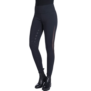 High Quality 4-way Stretch Horse Riding Breeches <b>Leggings</b> Tights <b>Equestrian</b> Wear Pants on Technical Fabric with Soft Feel - Product Image 1