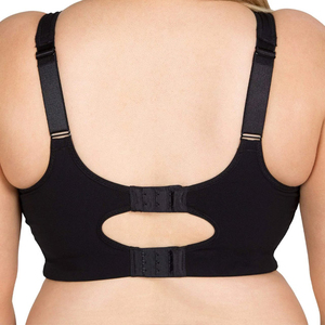 Soutien-gorge de sport rose imprimé pour femme, bretelles croisées, col rond, maintien moyen, pour yoga, fitness, course à pied, séchage rapide, respirant - Product Image 4