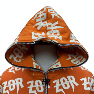 Sudadera con capucha y cremallera completa para hombre, con logo serigrafiado personalizado de la mejor calidad, 100% algodón polar, 450 gsm, cómoda y transpirable. - Product Image 2