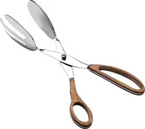 Herramienta para Manipular Alimentos, Pinzas Metálicas para Servir, Duraderas, de Acero Inoxidable, para Uso en la Cocina - Product Image 6