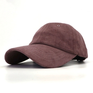 Ready Ship Drop Shipping 100% Polyester Suede Common Baseball <b>Hats</b> Men Sporty Style 6 Panel Baseball <b>Caps</b> Women Dad <b>Hat</b> Metal - Product Image 4