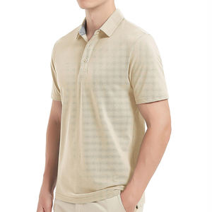 Camiseta de Golf para Hombre, Estilo Inglés, con Logotipo Frontal, Diseño Sólido, Secado Rápido, Transpirable - Product Image 3