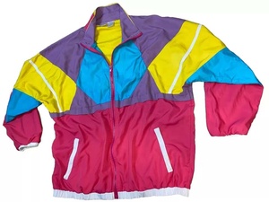 Chaqueta Cortavientos Personalizada OEM, Estilo Retro Vintage, con Cierre Completo y Bloques de Color, para Hombre, 2025 - Product Image 3