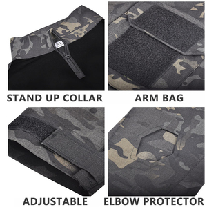 Uniforme de Camuflaje para Caza, Transpirable, Ignífugo, 100% Algodón, Manga Larga, Estilo Frog Suit, Camiseta y Pantalones - Product Image 5