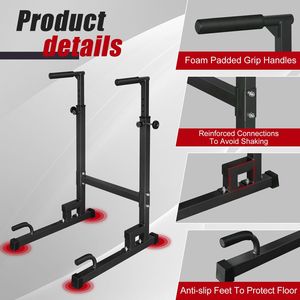 Attrezzatura portatile multifunzione per il Fitness domestico Soft Grip Pull-Up e Push-Up Trainer per adulti da uso interno ed esterno - Product Image 3