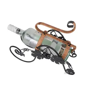 Support à Bouteilles en Métal Fait Main de Qualité Supérieure, Présentoir à Vin Élégant pour Bar à Domicile, Support Décoratif pour Bouteilles de Vin - Product Image 4