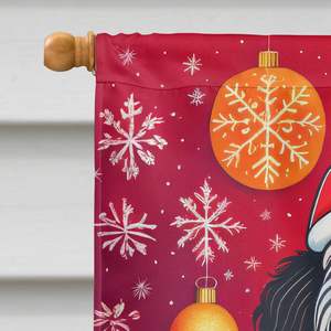 Havanais vacances grand drapeau de maison de noël multicolore porche manchon pôle décoratif cour bannière œuvre tenture murale Polyester - Product Image 3