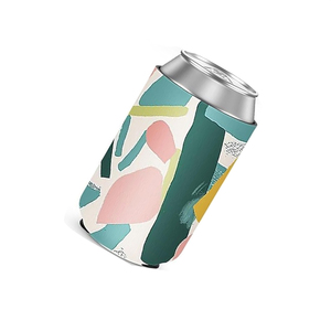 Professional Factory Made Luxury Foldable Sublimation Design Blank Slap Can Holders Insulated Neoprene Can Cooler Reusable <b>Beer</b> - Product Image 2