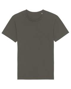 เสื้อยืดผู้ชายทรงเข้ารูป คอโอ แขนสั้น ลายเสือดาว ปักลาย น้ำหนัก 150 กรัม ผ้าฝ้าย 100% ป้องกันขนร่วง - Product Image 2