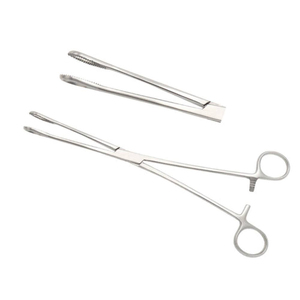 Pinzas para Esponjas Quirúrgicas de Acero Inoxidable, Instrumentos Médicos Manuales con Certificación CE Clase I e ISO13485, Gran Venta - Product Image 6