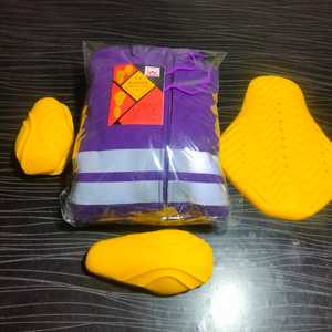 Chaqueta de Motocicleta con Capucha, Estampado Morado, Invierno, con Protección CE, Reflectante, Resistente a la Abrasión, Personalizable - Product Image 4