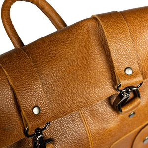 Sac à dos de luxe en cuir véritable à enroulement, sac à dos en cuir de vachette de haute qualité pour l'école, les voyages et le travail LRTB-0133 - Product Image 5