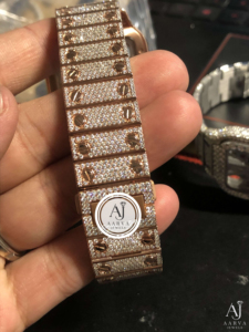 AARVA JEWELS นาฬิกาหรูหราโมอิสซาไนต์ตัวเรือนสแตนเลสทรงสี่เหลี่ยมขนาด 38 มม. ตัวเลขโรมันแบบอะนาล็อกกลไกมิโยตะกลไกนาฬิกาผู้หญิงกล่องนาฬิกา - Product Image 4