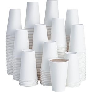 Confezione da 210 Bicchieri di Carta Bianchi da 16 oz per Bevande Calde/Fredde, Caffè, Tè e Altre Bevande - Product Image 1