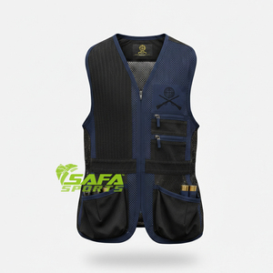 Gilet de tir sur argile respirant personnalisé SAFA SPORTS pour les tournois – Gilet de tir sur argile de qualité supérieure avec plusieurs poches - Product Image 6