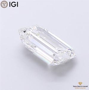 Diamante Cultivado en Laboratorio CVD de Color D y Claridad VVS1, 2.00 Quilates, Corte Esmeralda Excelente, con Certificado IGI, para Colgante de Lujo - Product Image 5