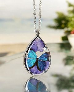 Collier en résine Aurora Glow, pendentif en résine de luxe, collier en résine Opal Shine - Product Image 3