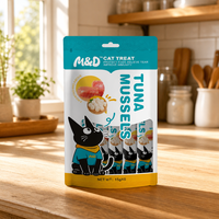 Friandises naturelles pour chats, friandises à lécher pour chats, sans céréales, riches en protéines, saveur poulet, nutrition saine, nourriture humide pour chats en sachet