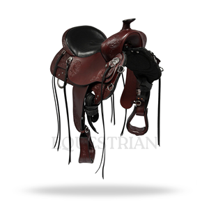 Western Trail Saddle Horse Riding Saddle Equestrian <b>Equipment</b> - Product Image 3