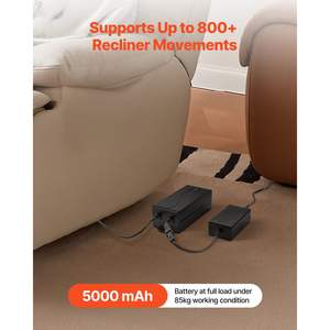 <b>5000mAh</b> 2-Pin <b>Battery</b> Pack Model D0100X3GHW2 for Reclining Furniture-Essential for Comfort and Relaxation in Your Recliner - Product Image 2