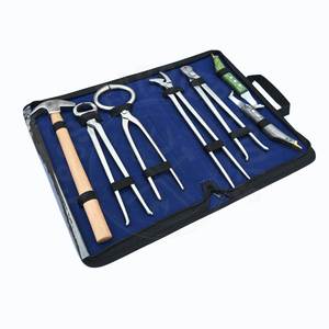 Farrier <b>Tools</b> Kit Horse with Hoof Nipper Cutting Excess Hoof Wall Curved Clincher Hoof Tester Nail Puller and Driving Hammer - Product Image 5